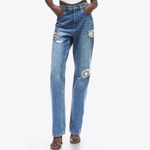 A R E A distressed jeans